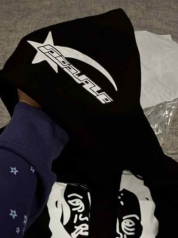 Men's Funny Street Print Oversized Hoodie-2