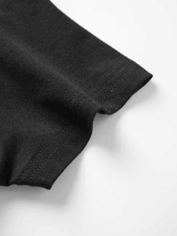 Contrast Raglan Slim Short Sleeve Tee-5